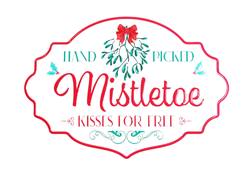 Metal Mistletoe Sign