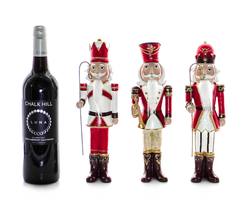 Red, Gold & Black Nutcrackers - 3 assorted