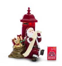 Santa and Light-Up Post Box