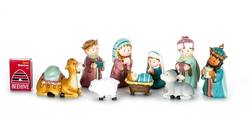 Pastel Mini Nativity  - 9 Piece