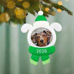 2026 Snow Dog Photo Frame