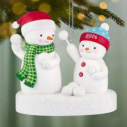 2026 Snowball Fight! Musical Ornament