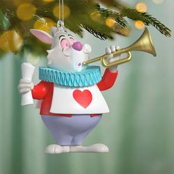 2026 Disney Alice in Wonderland 75th Anniversary The White Rabbit Ornament