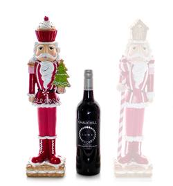 Candy Cane Nutcracker with Cupcake