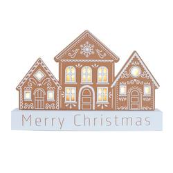 Gingerbread Light-up 'Merry Christmas' Sign