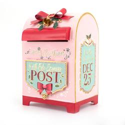 Pink Metal Post-Box