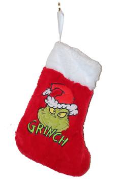 Red Grinch Stocking