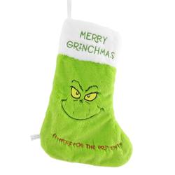 Happy Grinch Green Stocking