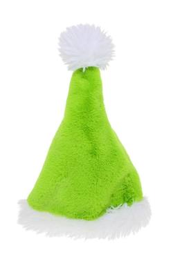 Green and White Santa Hat