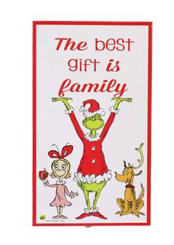Metal 'The Best Gift is Family' Sign